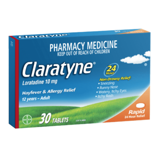 Claratyne Hayfever and Allergy Relief 30 Tablets