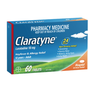 Claratyne Hayfever and Allergy Relief 60 Tablets