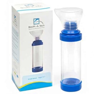 Breath-A-Tech Spacer & Silicone Face Mask - Small Mask