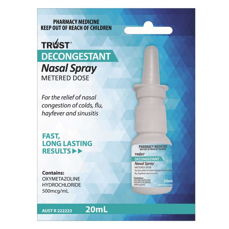 TRUST Decongestant Nasal Spray 20mL – Discount Chemist