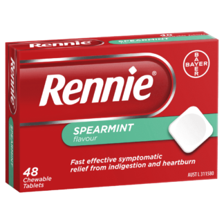 Rennie 48 Chewable Tablets - Spearmint