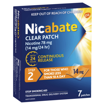 Nicabate Clear 14mg Step 2 7 Patches