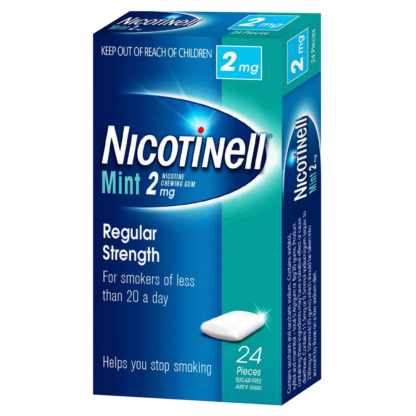 Nicotinell Chewing Gum Nicotine 2mg 24 Pieces - Mint