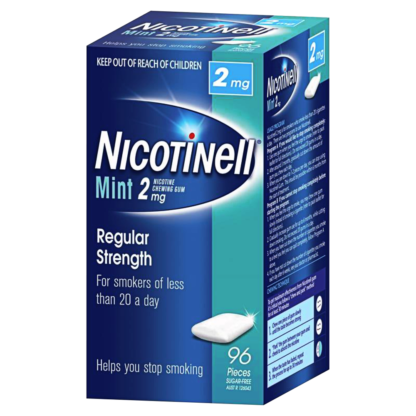 Nicotinell Chewing Gum Nicotine 2mg 96 Pieces - Mint