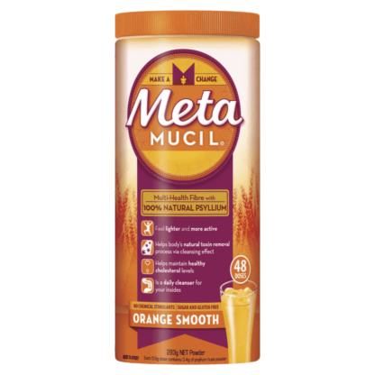 Metamucil Fibre Supplement 283g Powder (48 Doses) - Orange Smooth