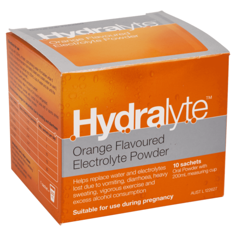 Hydralyte Electrolyte Powder 10 Sachets - Orange – Discount Chemist