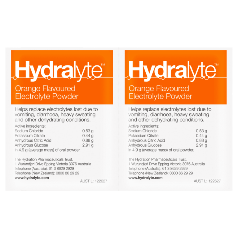 Hydralyte Electrolyte Powder 10 Sachets Orange Discount Chemist