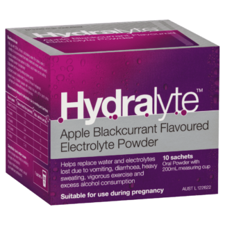 Hydralyte Electrolyte Powder 10 Sachets - Apple Blackcurrant