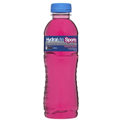 Hydralyte Sports Ready To Drink Electrolyte Solution 600mL - Berry