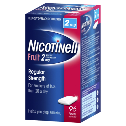 Nicotinell Chewing Gum Nicotine 2mg 96 Pieces - Fruit