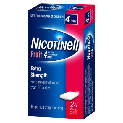 Nicotinell Chewing Gum Nicotine 4mg 24 Pieces - Fruit