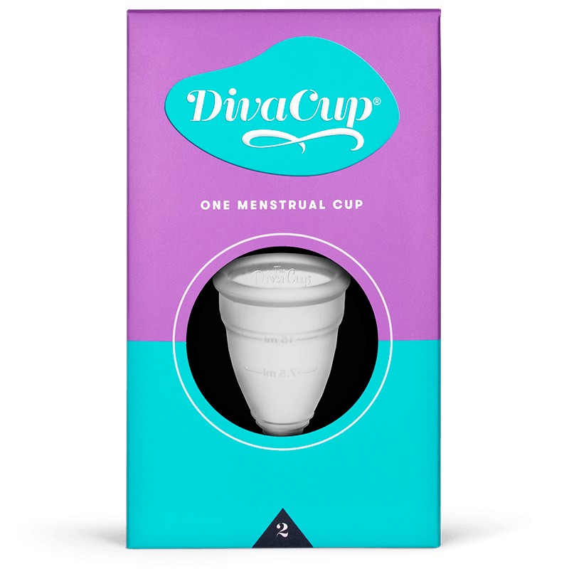 DivaCup Model 2 Menstrual Cup (Over 30 years) Ultra hygienic & Convenient