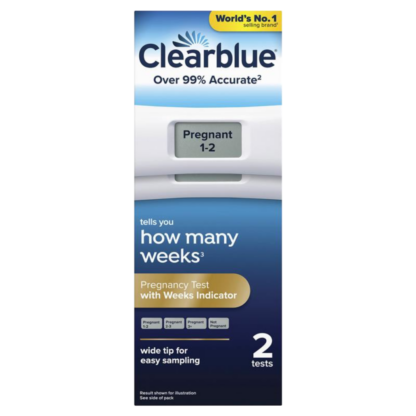 Clearblue Pregnancy Test with Weeks Indicator 2 Digital Tests