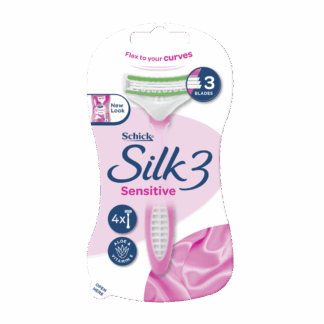 Schick Silk 3 Sensitive Disposable Razors 4pk