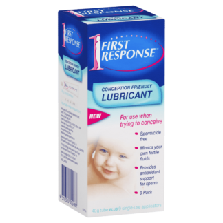 First Response Lubricant 40g + 9 Pack Applicators