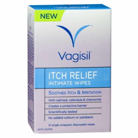 Vagisil Itch Relief 12 Intimate Wipes – Discount Chemist