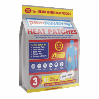 Pain Away Heat Patches XL 3 Pack