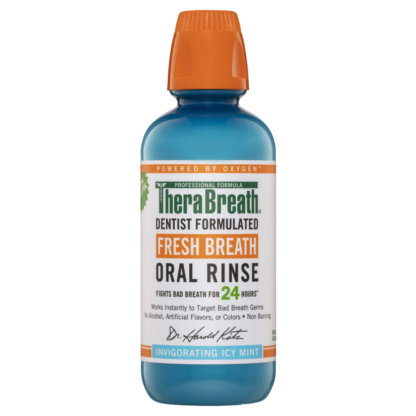 TheraBreath Fresh Breath Oral Rinse 473mL - Invigorating Icy Mint