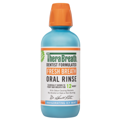 TheraBreath Fresh Breath Oral Rinse 473mL - Invigorating Icy Mint