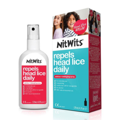 NitWits Anti-Lice + Detangling Spray Head Lice Repellent 125mL