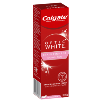 Colgate Optic White Stain Fighter Toothpaste 95g - Gentle Mint