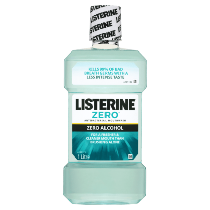 Listerine Zero Alcohol Mouthwash 1 Litre