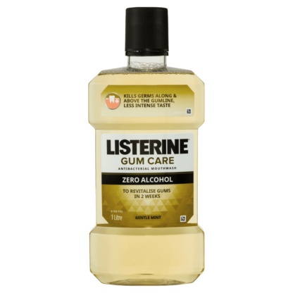 Listerine Gum Care Mouthwash 1 Litre - Gentle Mint