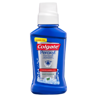 Colgate Peroxyl Oral Cleanser Mouthwash 236mL - Mint Flavour