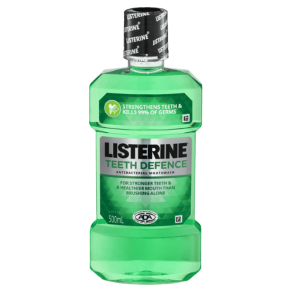 Listerine Teeth Defence Mouthwash 500mL