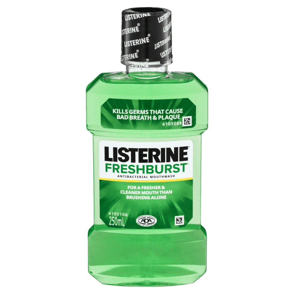 Listerine FreshBurst Mouthwash 250mL Antibacterial