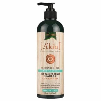A'kin Mild & Gentle Fragrance Free Shampoo 500mL Pump