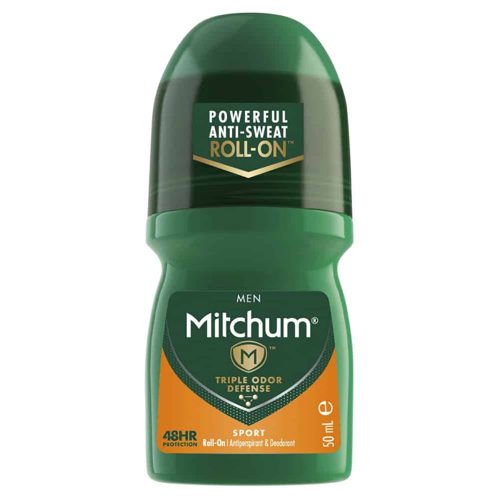 Mitchum for Men Sport Roll-On 50mL Anti-Perspirant & Deodorant 48HR Protection