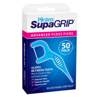 Piksters SupaGRIP Advanced Floss Picks 50 Pack