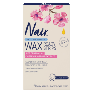 Nair Sensitive Mini Wax Strips 20 Pack