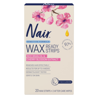 Nair Sensitive Mini Wax Strips 20 Pack