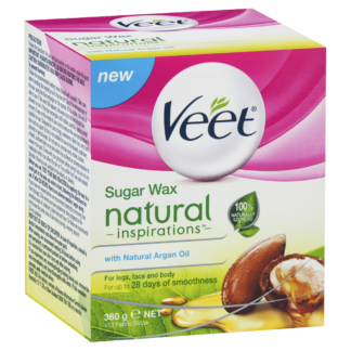 Veet Sugar Wax Natural Inspirations with Argan Oil 360g