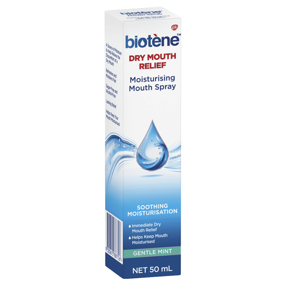 Biotene Dry Mouth Relief Moisturising Mouth Spray 50mL - Gentle Mint Soothing