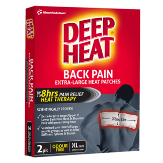 Deep Heat Back Pain Extra Large Heat Patches 2 Pack