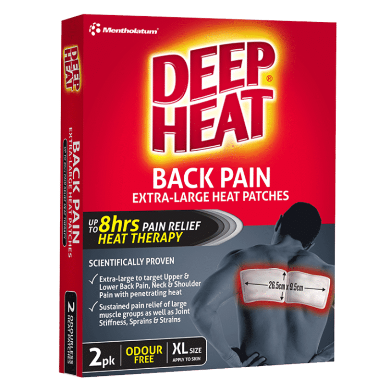 Deep Heat Extra Large Odourless Heat Patches 2 Pack Discount Chemist