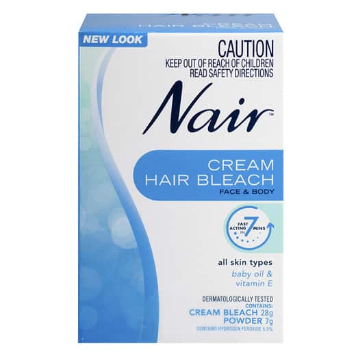 Nair Cream Hair Bleach For Face Body 35g Discount Chemist