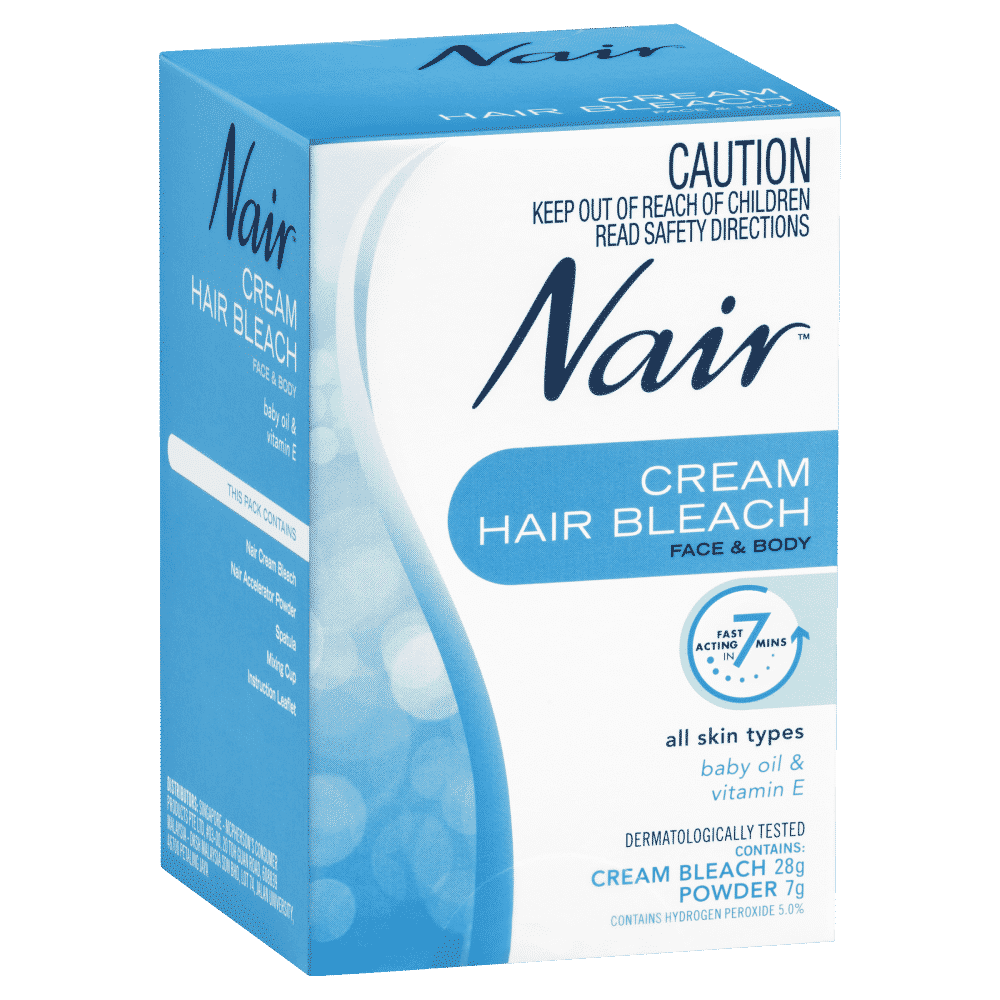 Nair Cream Hair Bleach 35g Face & Body All Skin Type Blends Natural Skin Tone