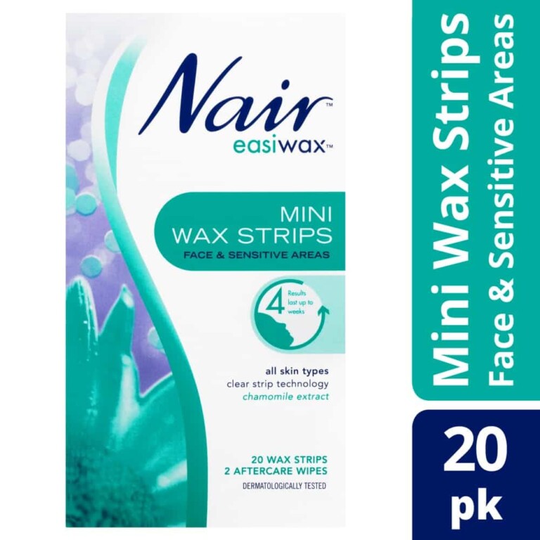 Nair Easiwax Mini Wax Strips 20 Pack – Discount Chemist