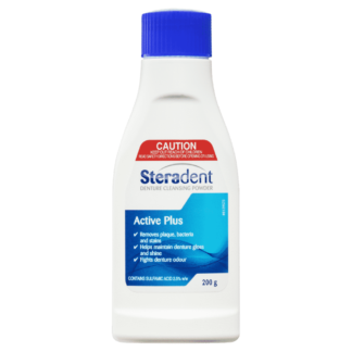 Steradent Denture Cleansing Powder Active Plus 200g