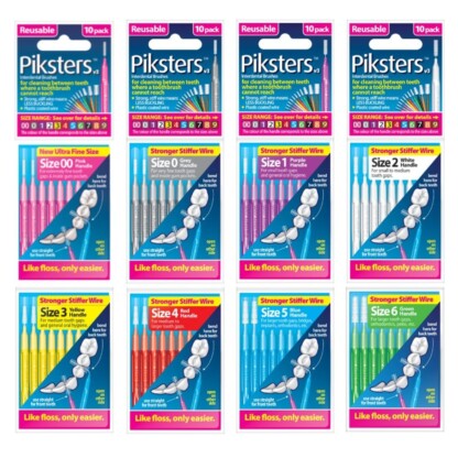Piksters Interdental Brushes 10 Pack