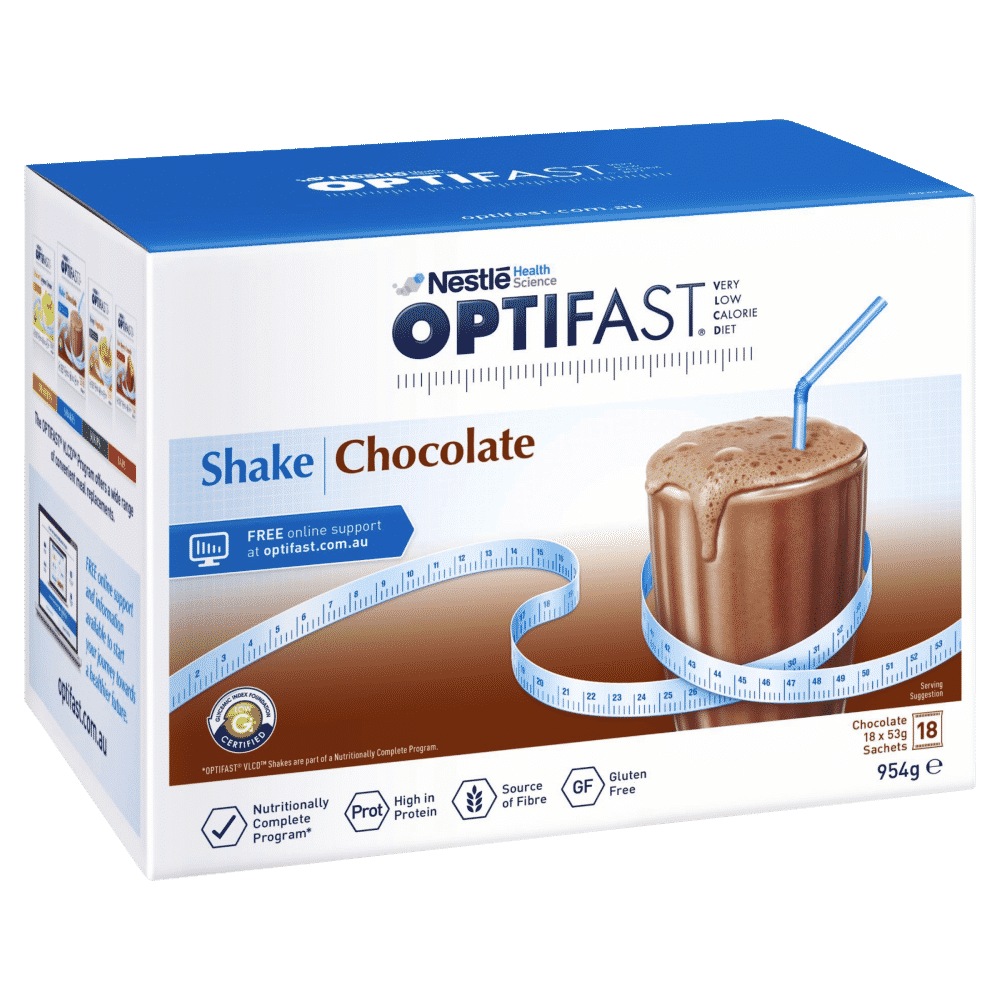 Optifast VLCD Chocolate Shake 18 x 53g Sachets (954g) Meal Replacement Diet