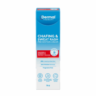 Dermal Therapy Chafing & Sweat Rash Prevetion Cream 75g