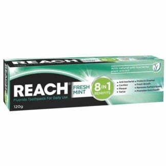 REACH 8 in 1 Fluoride Toothpaste 120g - Fresh Mint