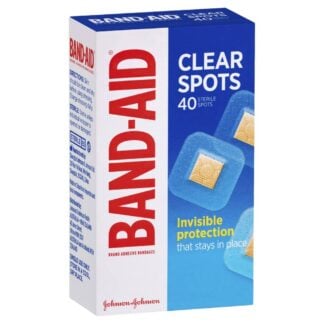 Band Aid Clear Spots Sterile Spots 40 Pack