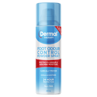 Dermal Therapy Foot Odour Control Powder Spray 210mL