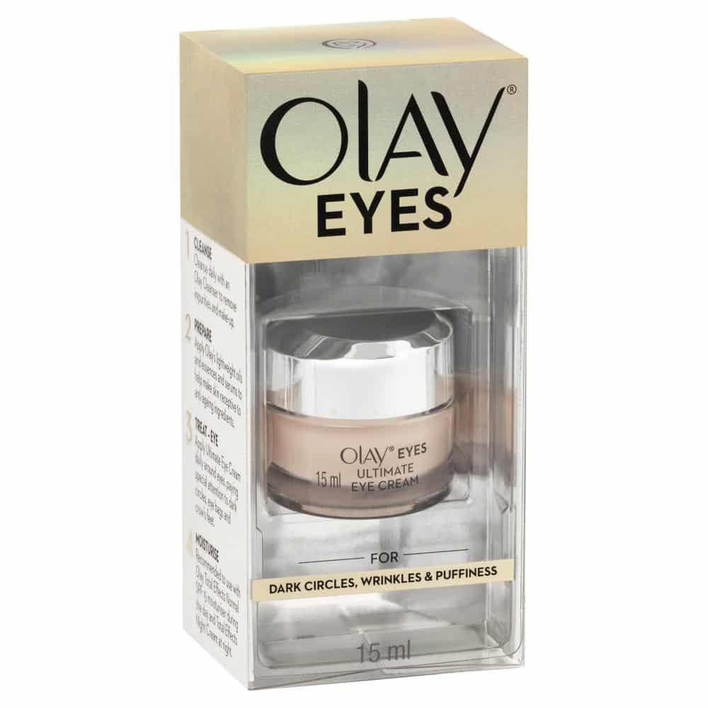 Olay Eyes Ultimate Eye Cream 15mL Reduce Dark Circles Wrinkles Puffiness
